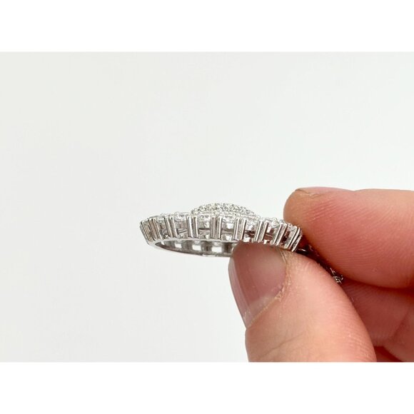 Stunning Art Deco Inspired Sterling Silver 925 Vintage Pendant Necklace - 18" - Picture 8 of 16